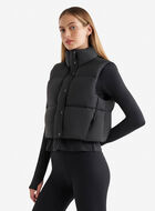 Roots Down Puffer Crop Vest
