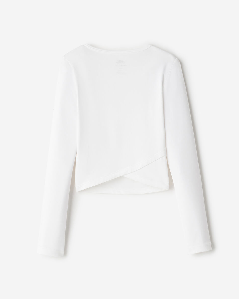 T-shirt sport &agrave; ourlet tulipe ajust&eacute; pour filles