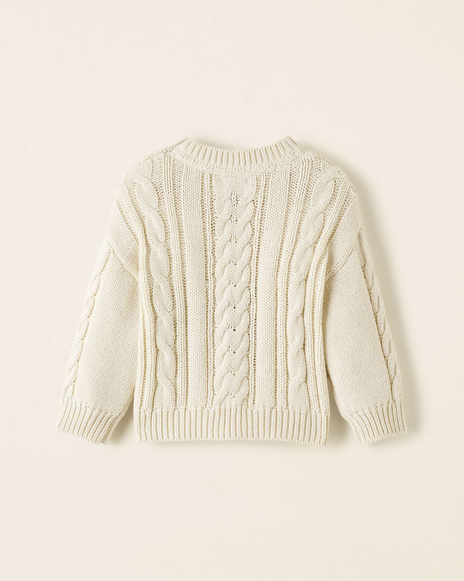 Baby Cable Crew Sweater Tops Roots
