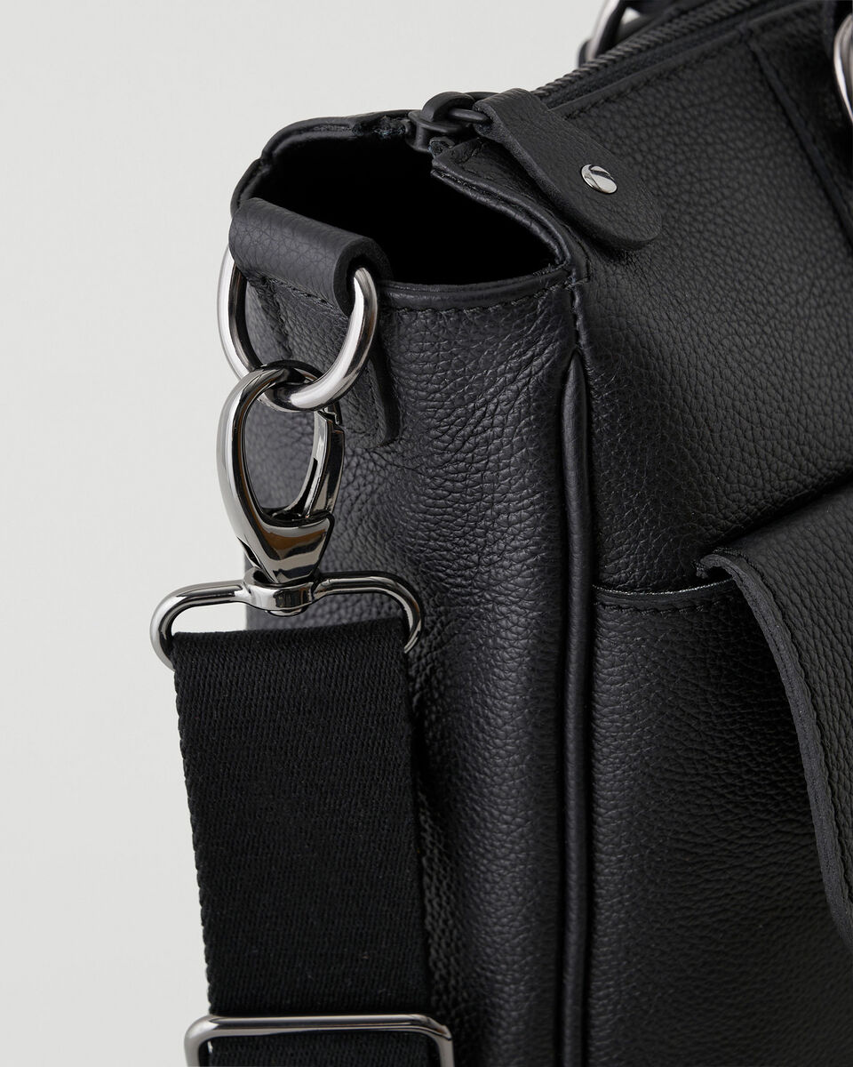 Sac utilitaire à bandoulière en cuir Cervino