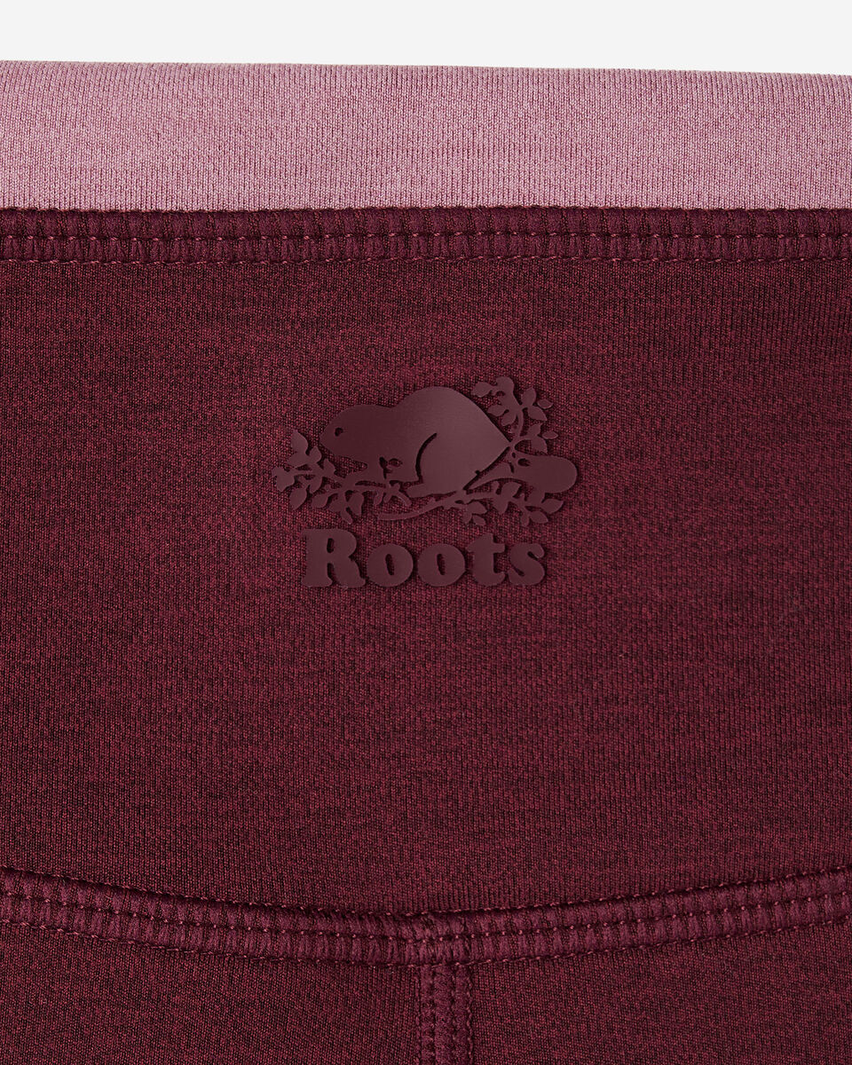 Legging sport &eacute;vas&eacute; en tricot
