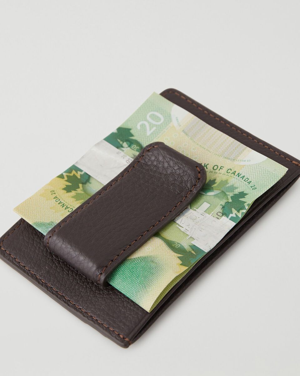 Pince à billets et porte-cartes en cuir Prince