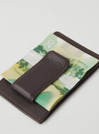 Pince à billets et porte-cartes en cuir Prince