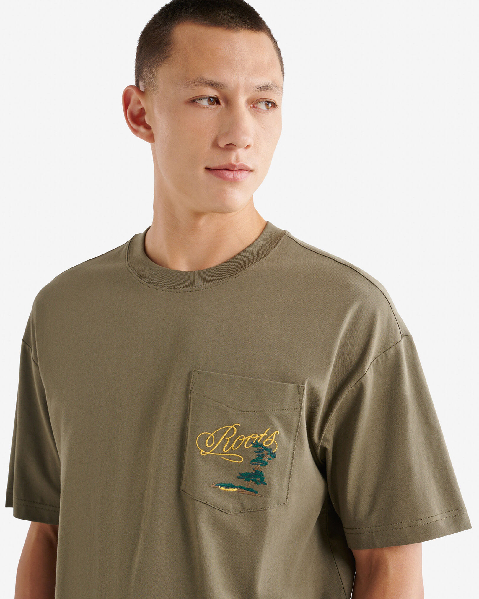 Mens Pocket Trail Relaxed T- Shirt | Roots