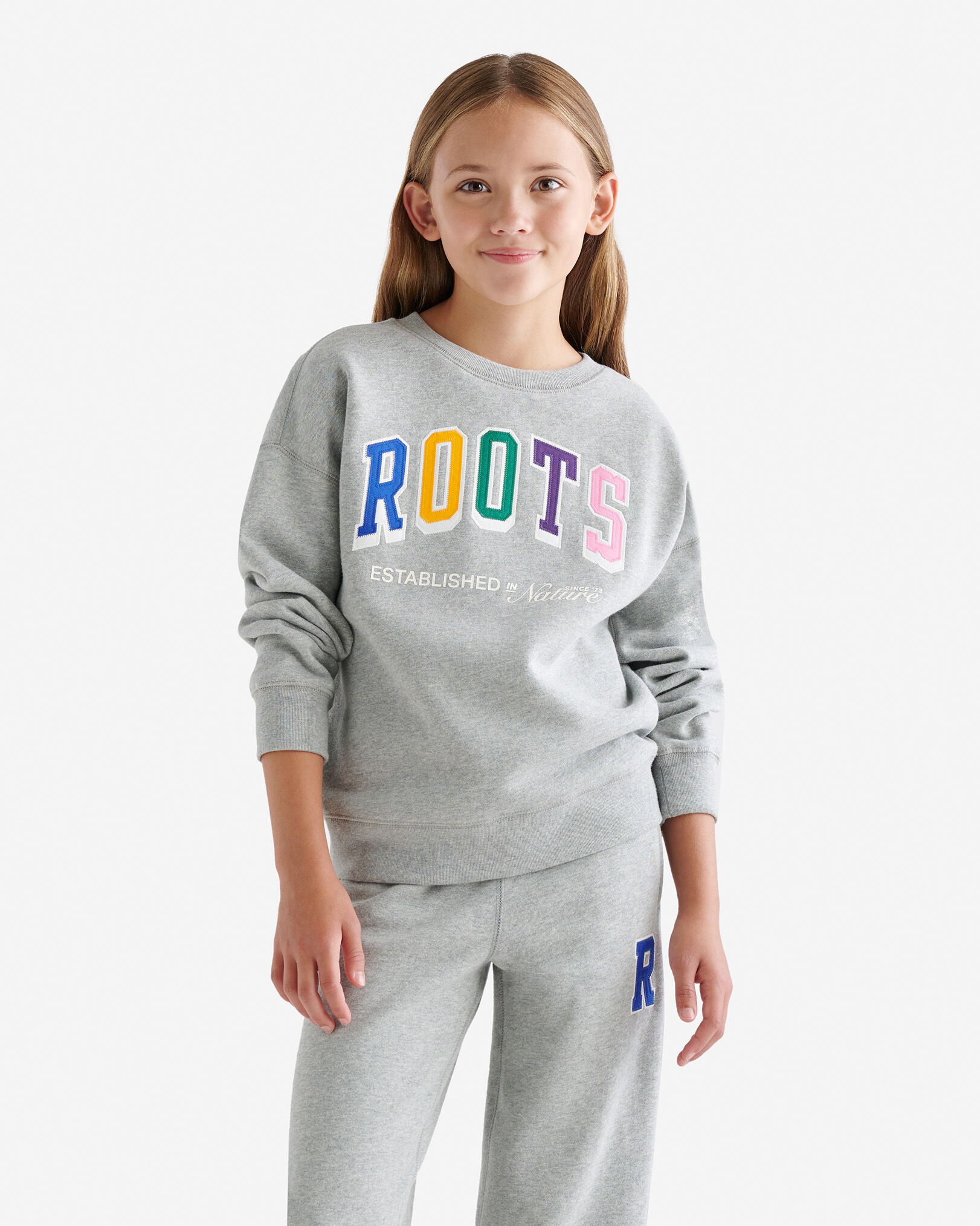 Kids Nova Scotia Arch Crew Sweatshirt Sweatshirts and Hoodies Roots