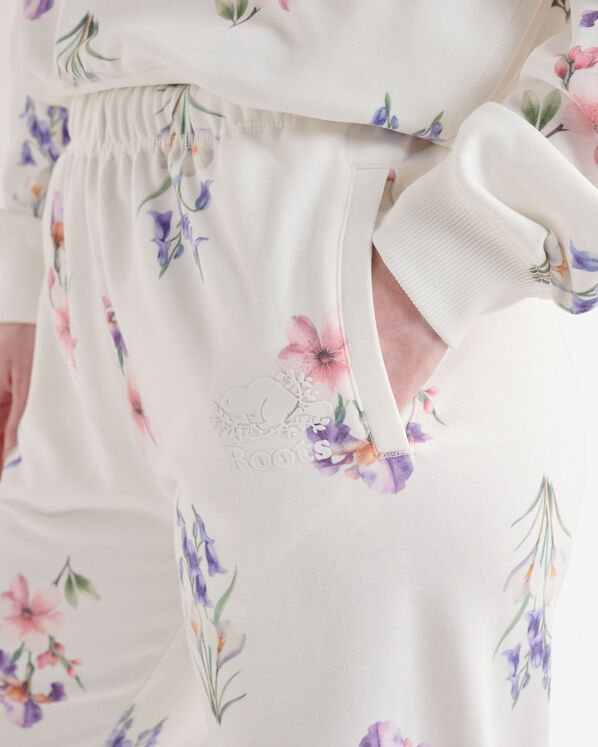 Pantalon en molleton motif floral Cooper 