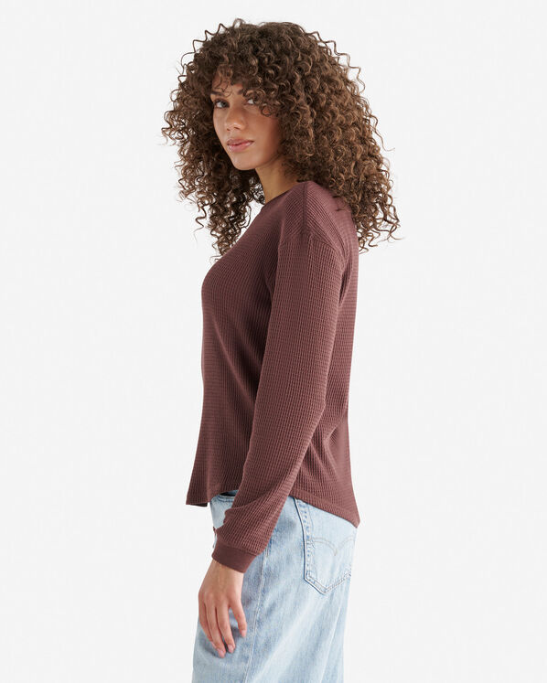 Waffle Long Sleeve Top