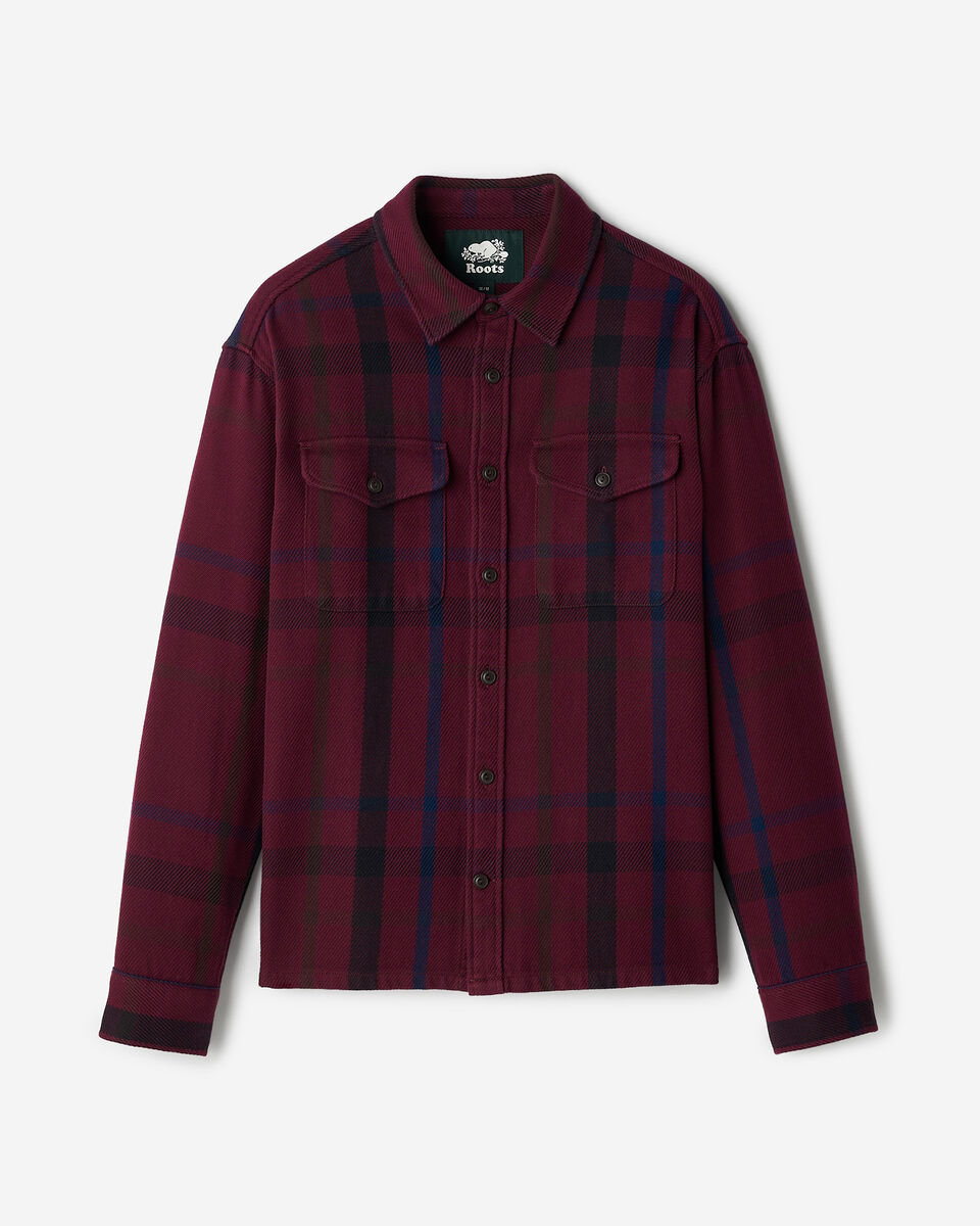 Chemise d&eacute;contract&eacute;e en serg&eacute; Cypress