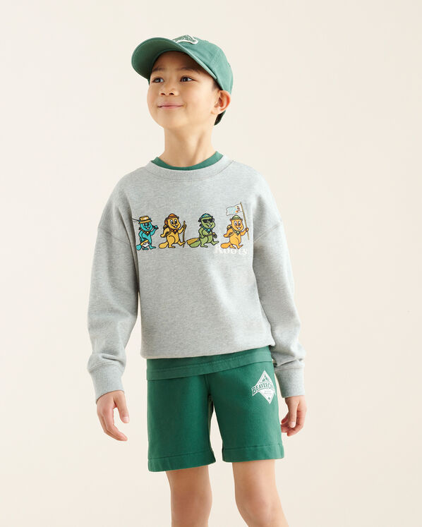 Chandail à col rond décontracté de randonnée Buddy pour enfants