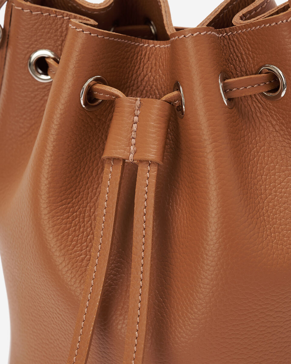 Mini sac seau 2.0 en cuir Cervino