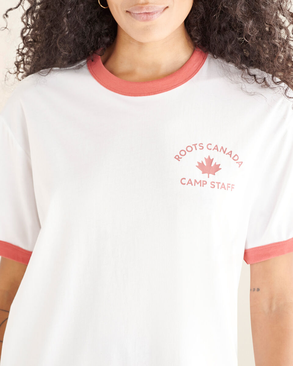 Roots Camp Staff Ringer T-Shirt Gender Free. 4
