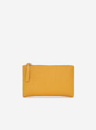 Pochette moyenne à glissière en cuir Cervino