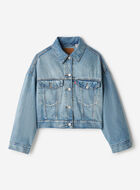 Levi's&reg; Womens Loose Crop Trucker Jacket