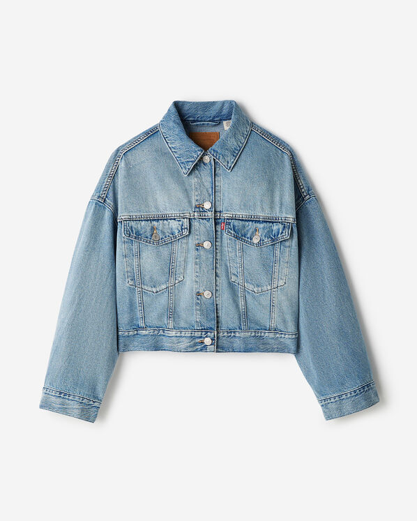 Levi's&reg; Womens Loose Crop Trucker Jacket