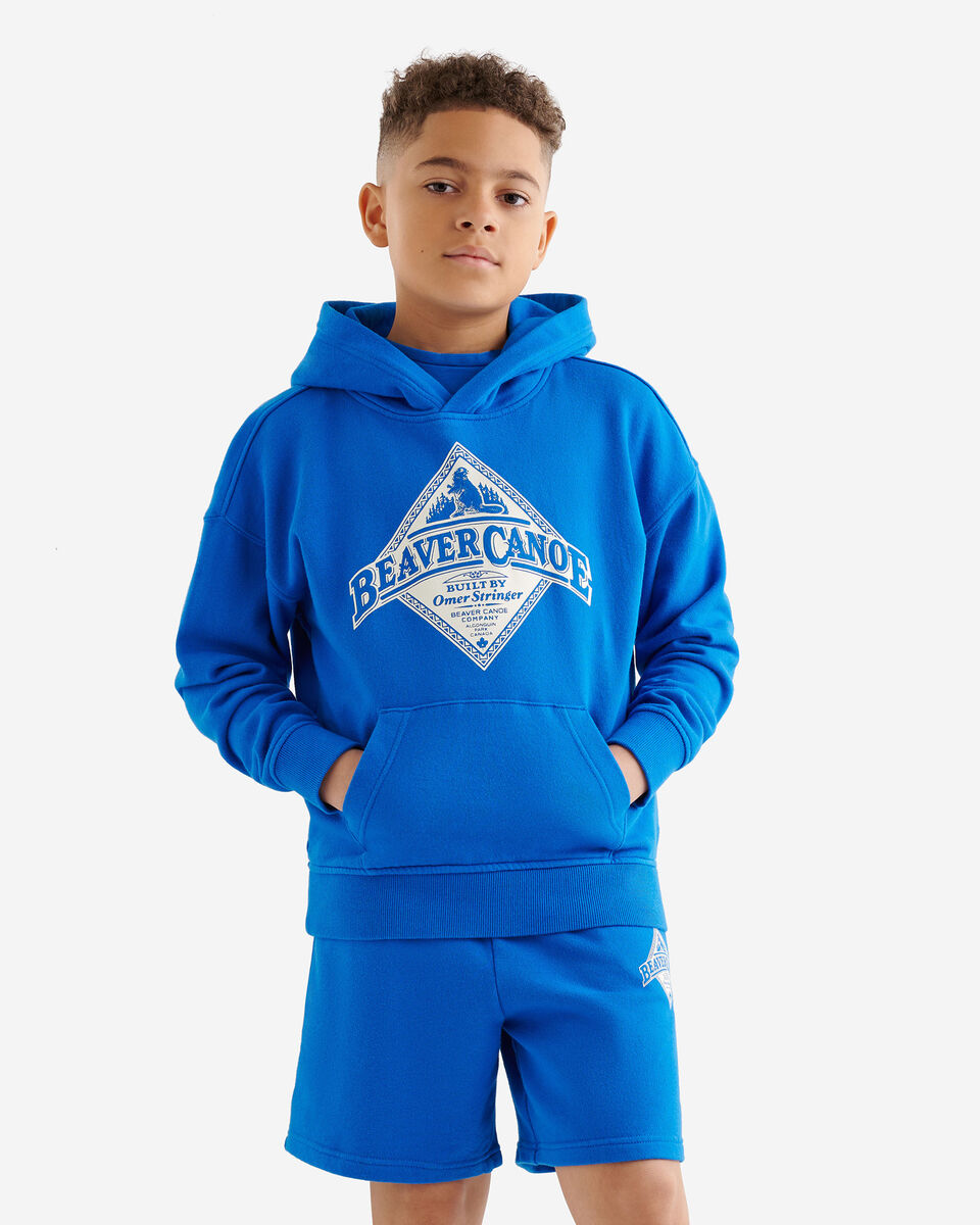 Kids Beaver Canoe Relaxed Hoodie