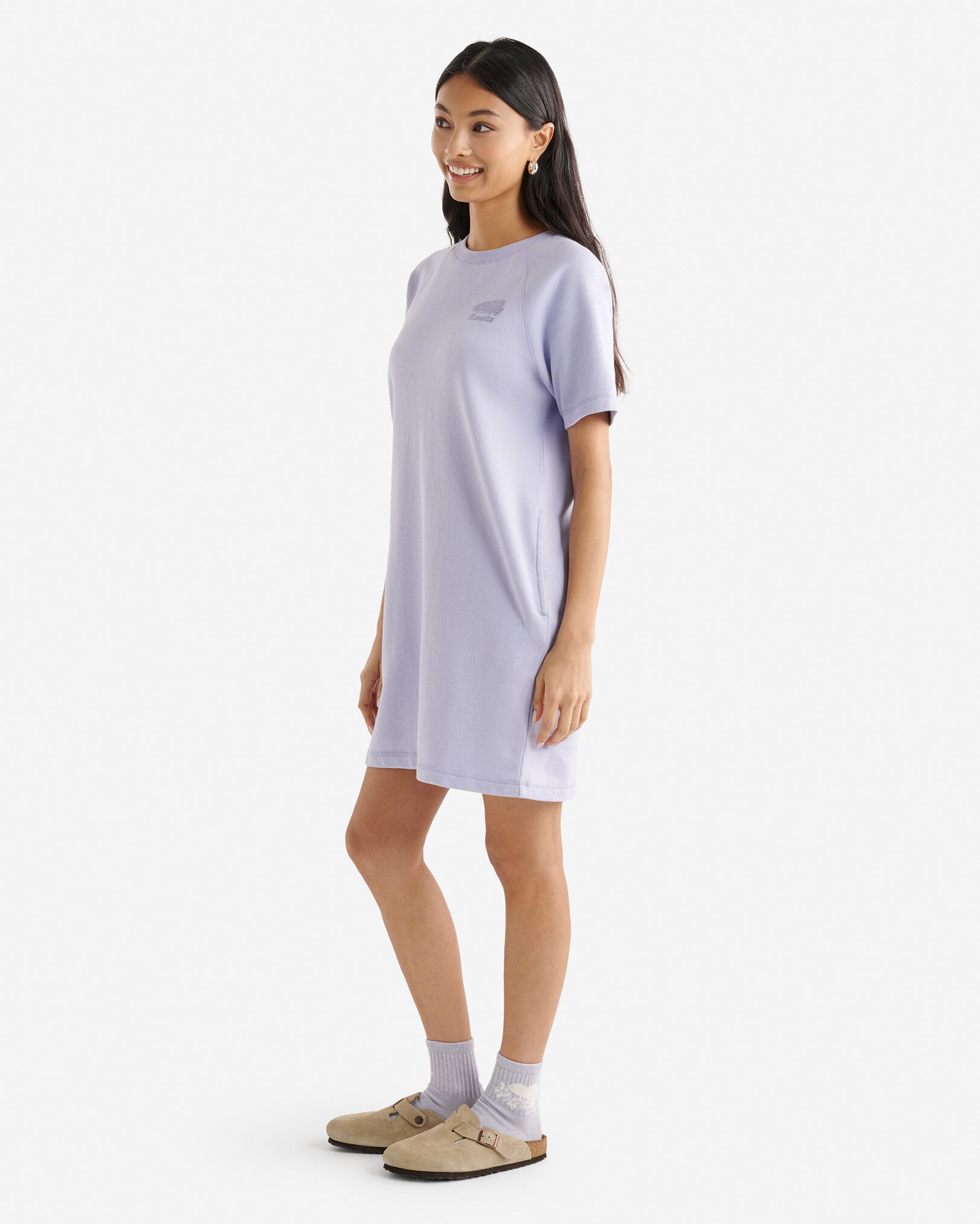 Organic Cooper Short Sleeve Sweat Dress