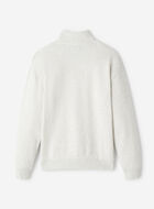 Roots Applique Half Zip Stein