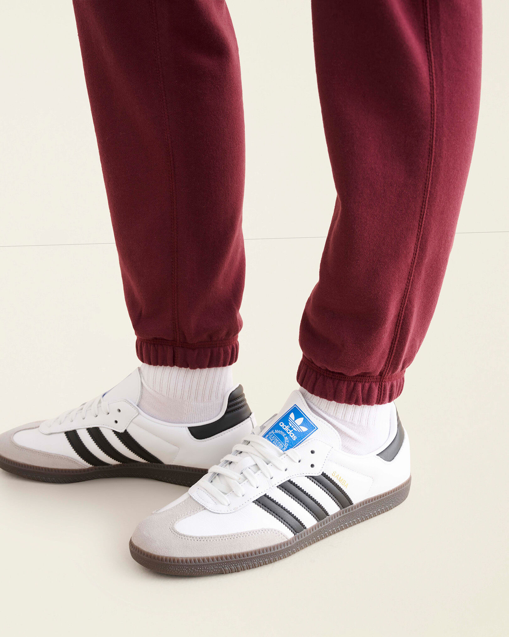 Roots red 2025 sweatpants