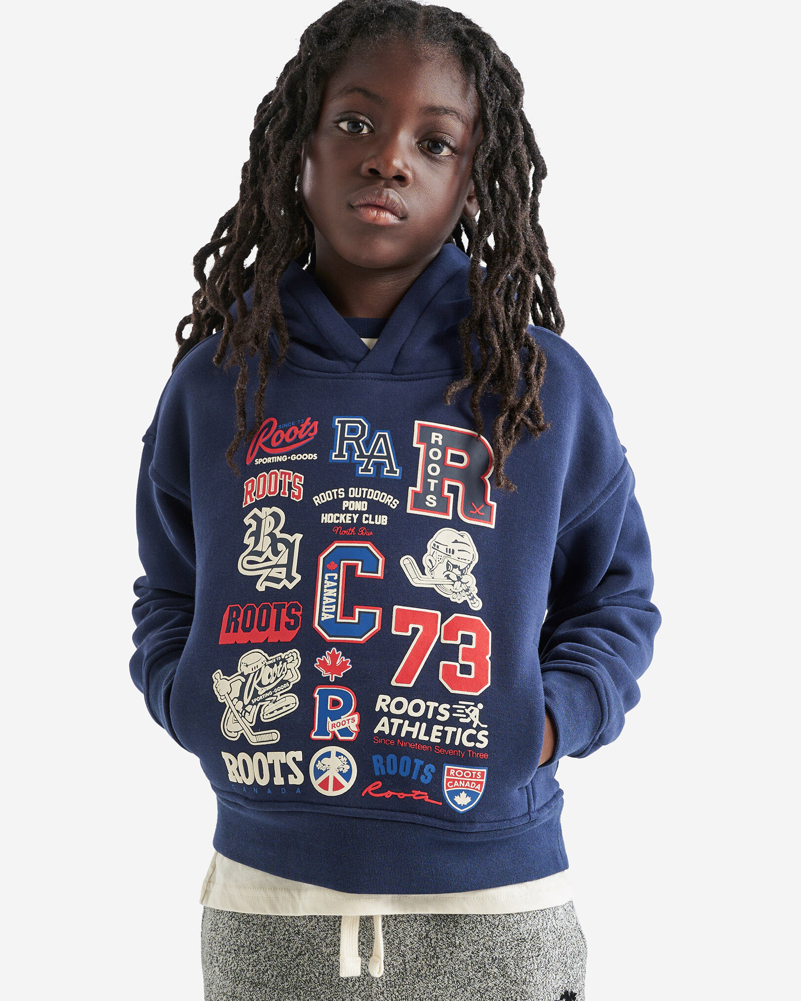 Kids Hockey Legend Hoodie Sweatshirts and Hoodies Roots