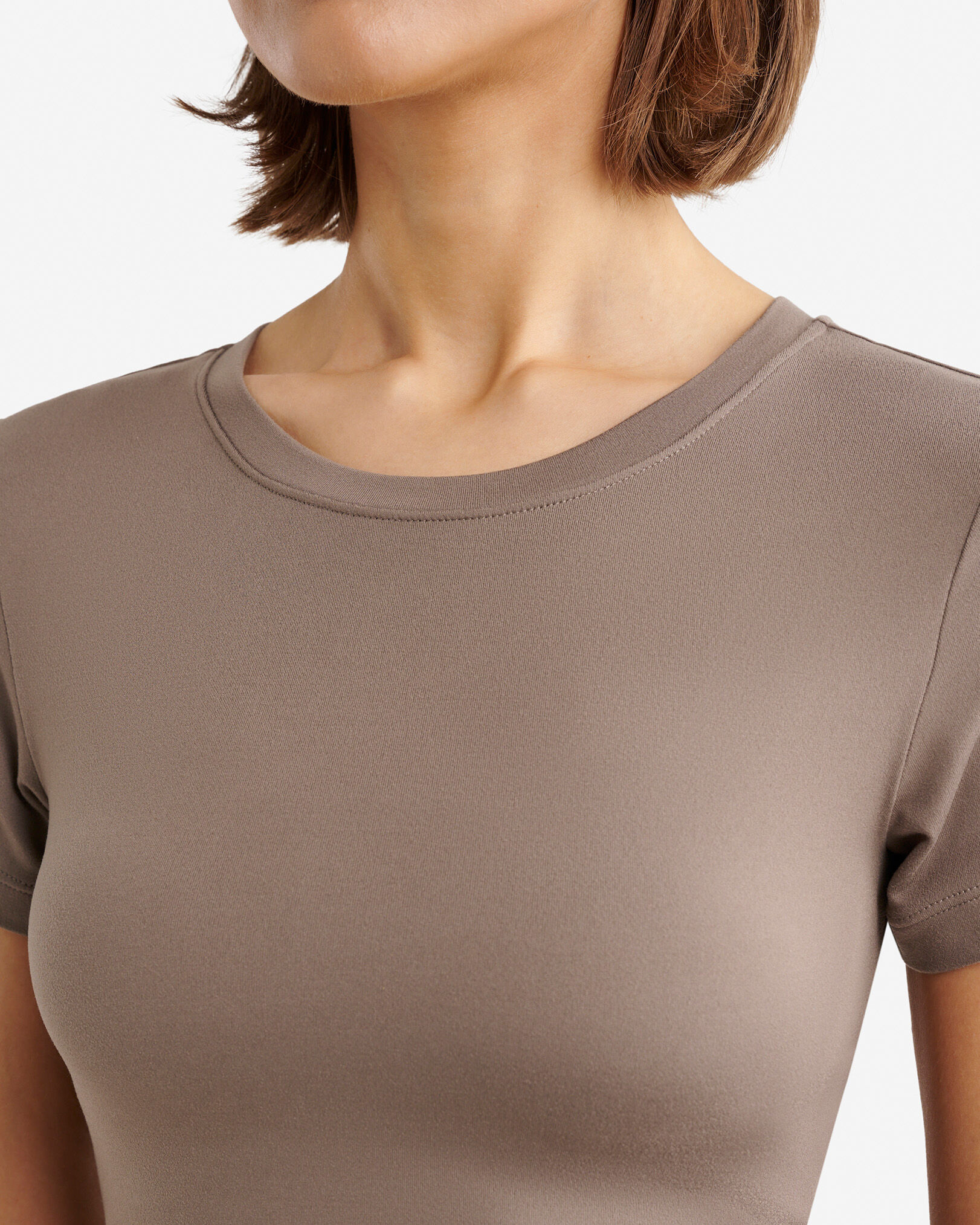 Renew Knit Crop T-Shirt