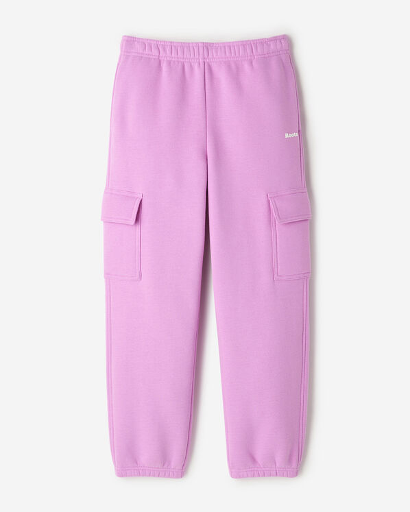 Pantalon cargo d&eacute;contract&eacute; en molleton Nuage pour enfants