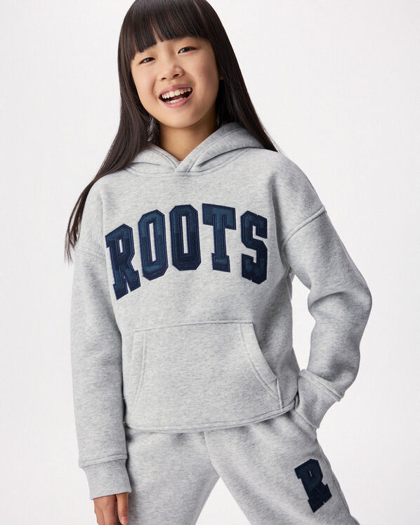 Kids Plaid Applique Hoodie