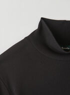 Fine Rib Turtleneck Top