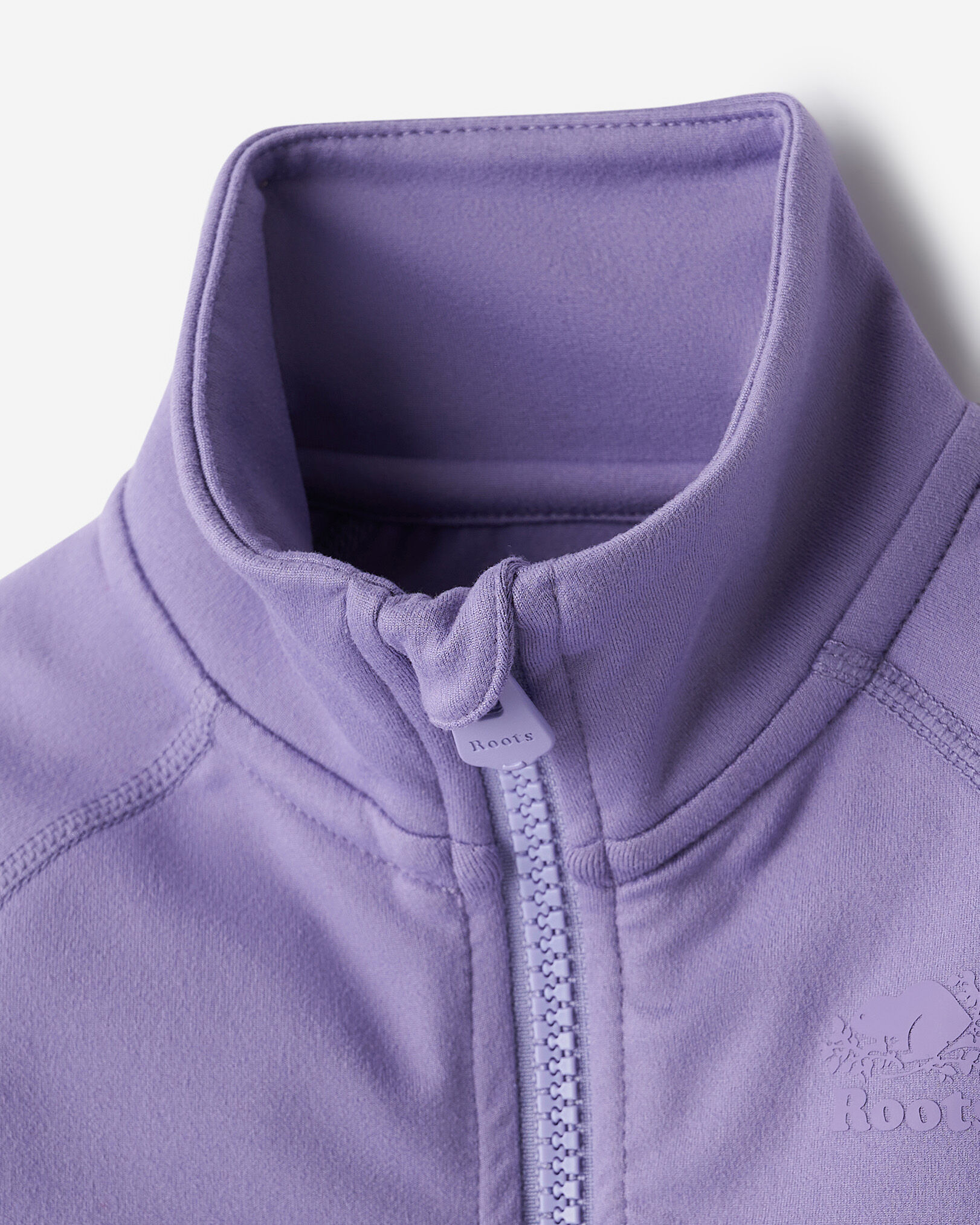 Blouson d’athlétisme à glissière pour toutes-petites