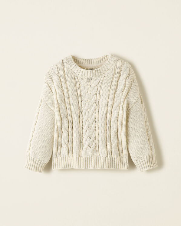 Baby Cable Crew Sweater