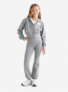 Girls Organic Cooper Shrunken Zip Hoodie