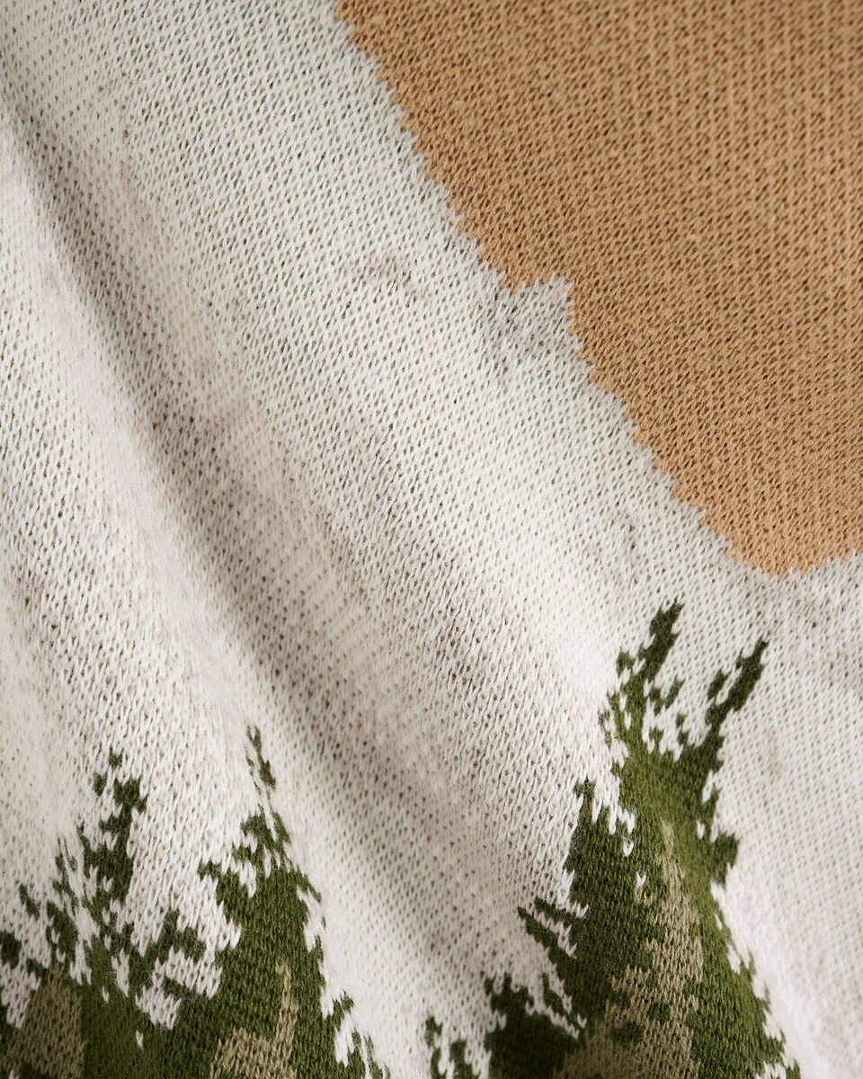 Landscape Intarsia Cardigan