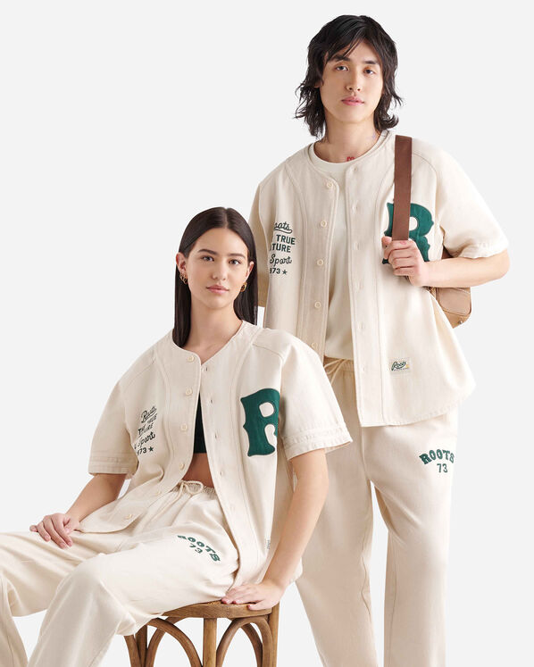 Athletics Flannel Baseball Top