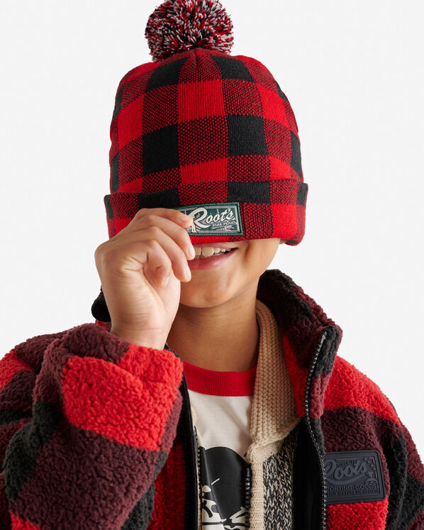 Tuque à carreaux Park pour enfants