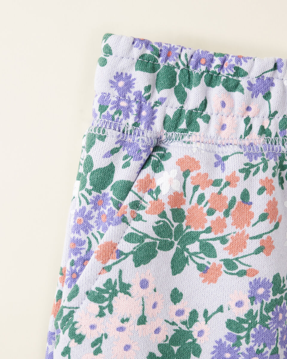 Short motif floral pour tout-petits