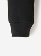 Pantalon ajusté à cheville côtelée en molleton de coton bio pour toutes-petites