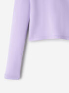 T-shirt sport &agrave; ourlet tulipe ajust&eacute; pour filles