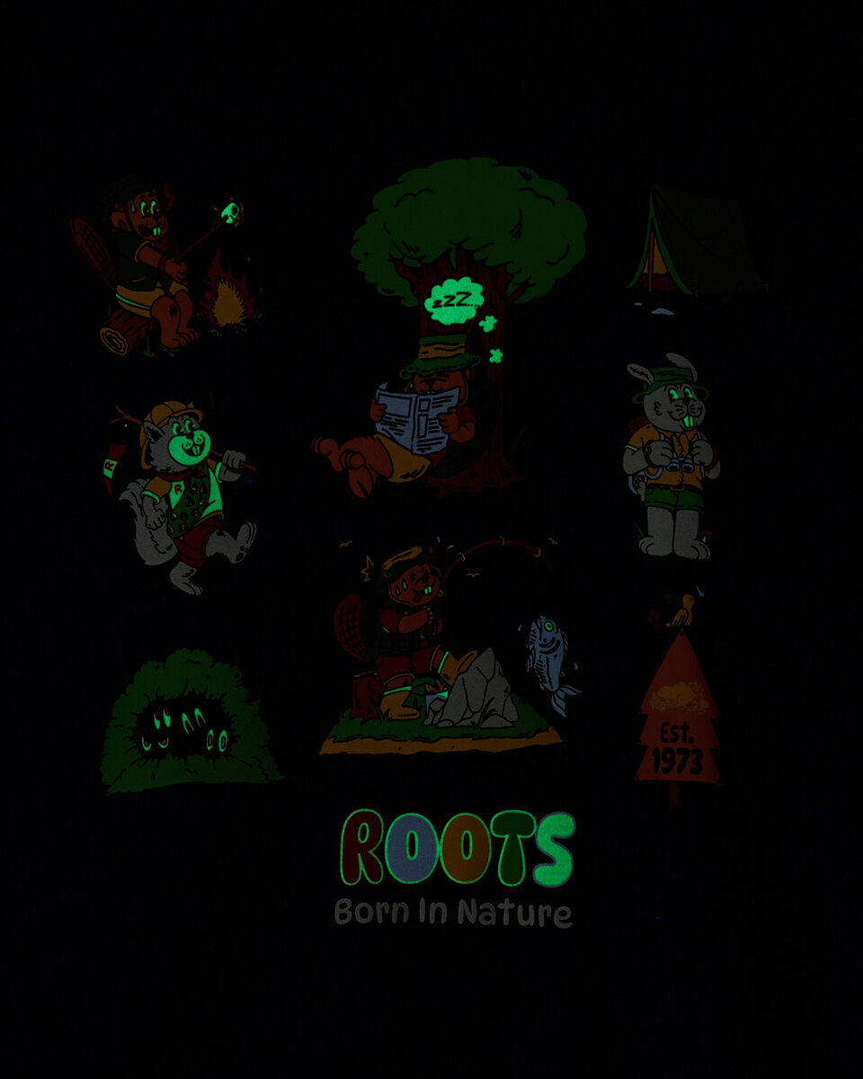 T-shirt Camp phosphorescent pour enfant