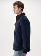 Manteau en velours c&ocirc;tel&eacute; et mouton molletonn&eacute;