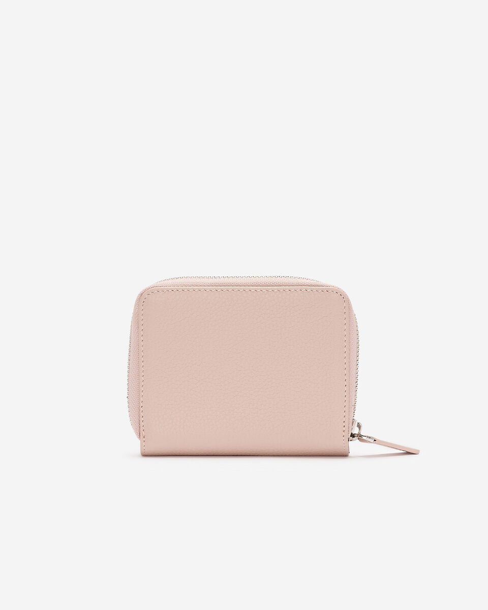 Petite pochette à glissière en cuir Cervino