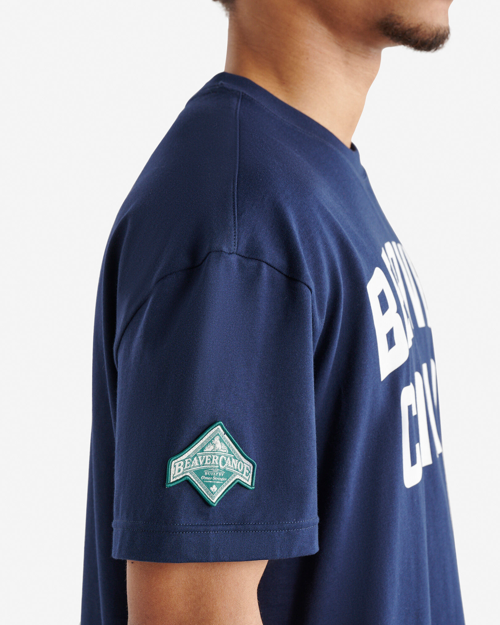 Mens Beaver Canoe Relaxed T-Shirt