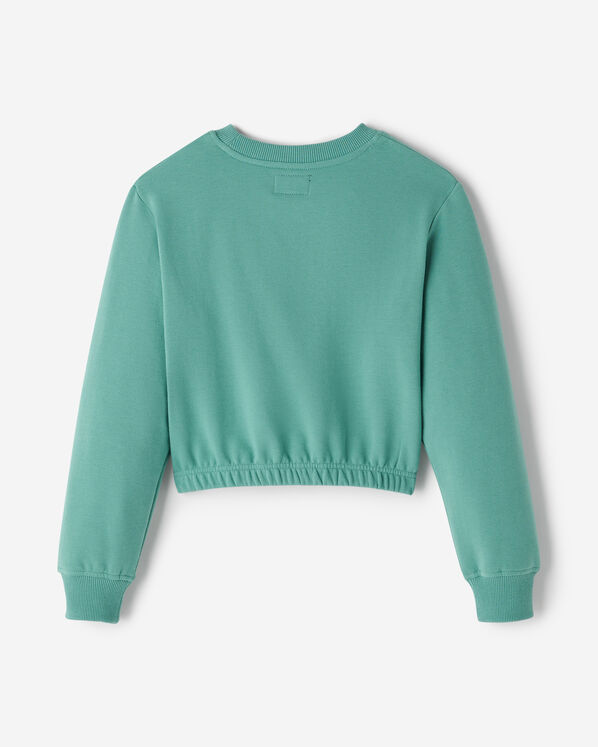 Girls Cozy Cinched Crew Sweatshirt