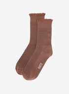 Womens Alice Ruffle Quarter Top Sock