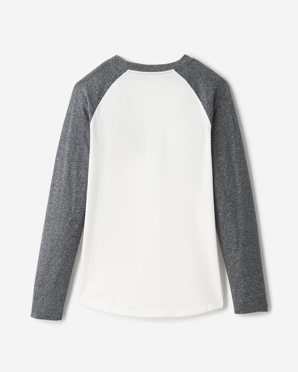 T-shirt à manches longues et carreaux Cooper pour femmes T-shirt à manches longues et carreaux Cooper pour femmes