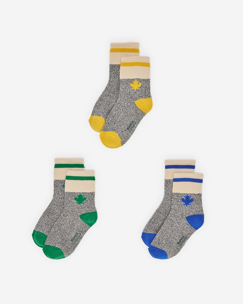 Kid Cabin Maple Sock 3 Pack