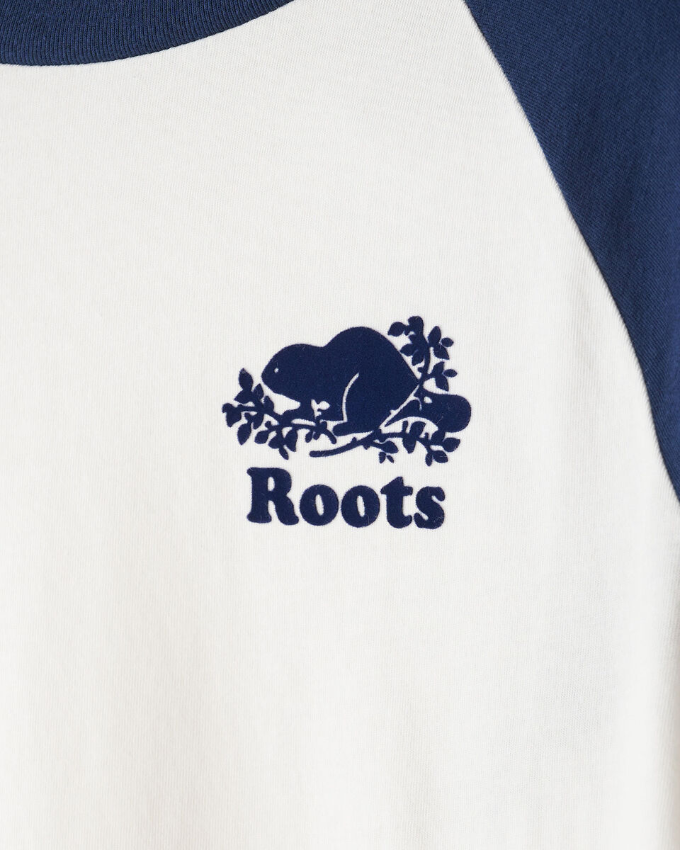 T-shirt style baseball Cooper en coton bio pour femme