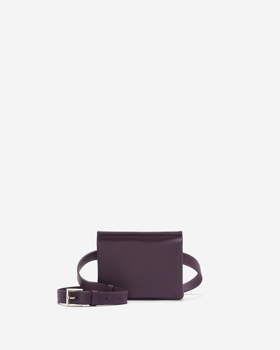 Sac-ceinture double en cuir Nuage