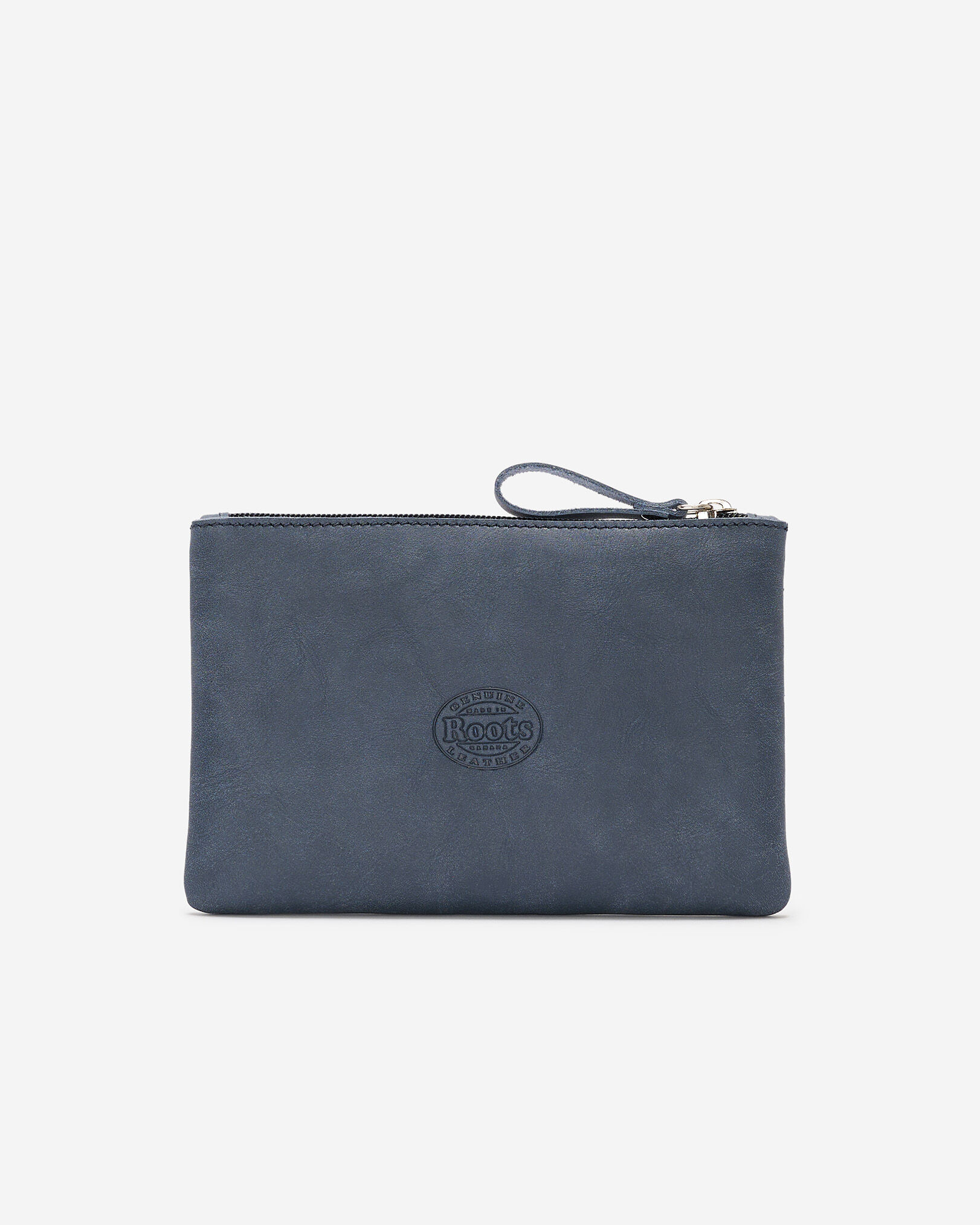 Grande pochette à glissière en cuir Tribe