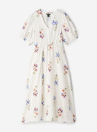 Isla Cotton Gauze Print Tea Dress