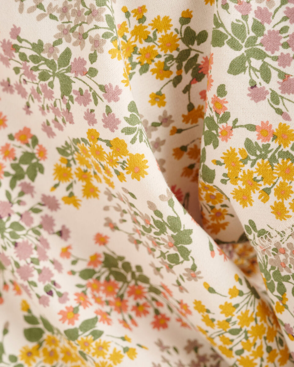 Floral Relaxed Sweatshort 6 Inch