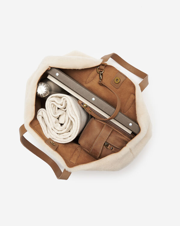 Shearling Carryall Tote